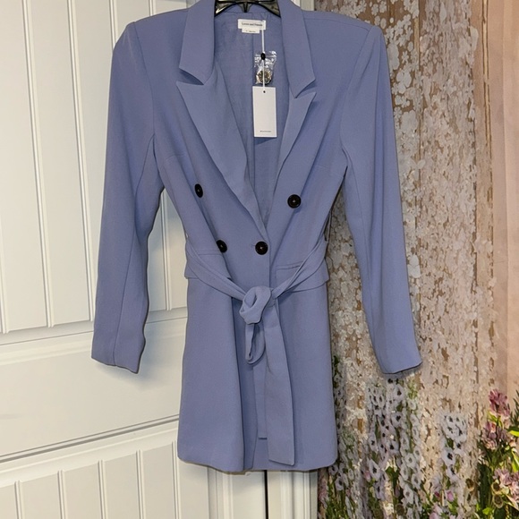 Lovers and Friends Diana Blazer Dress in Periwinkle - Picture 8 of 8